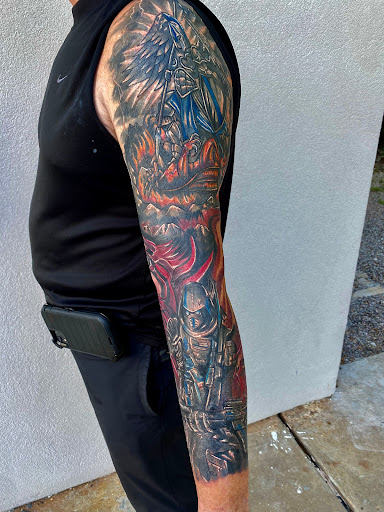 Explore aries sign tattoo ideas, creative tattoo ideas in Conroe, available at Nicoles Tattoos and Piercings