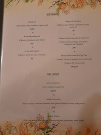 Menu du L'ANDRÉA RESTAURANT à Thionville