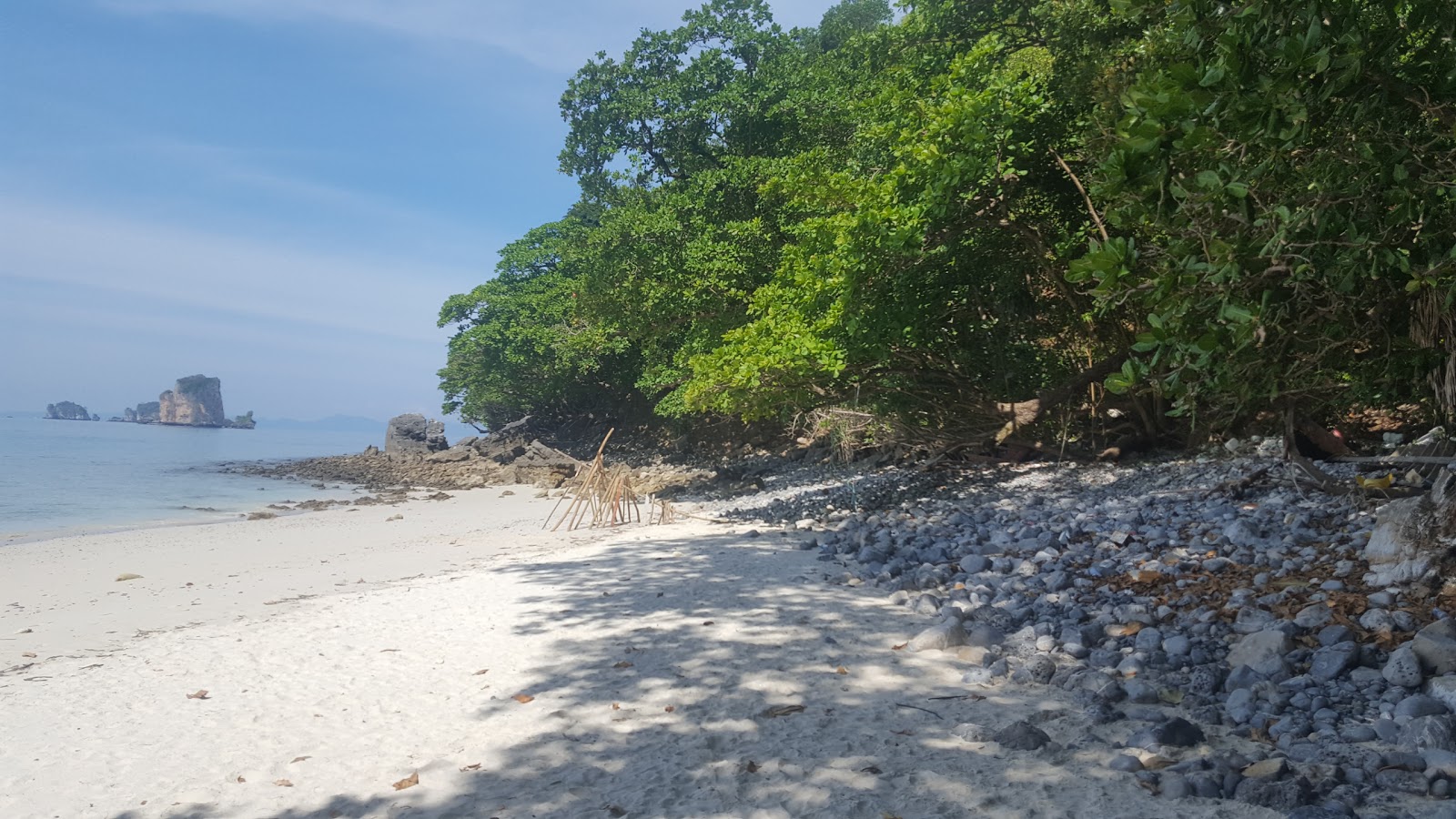 Foto di Chicken island Beach con una superficie del acqua cristallina