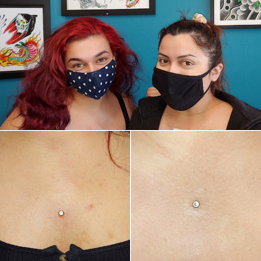 Explore thigh piece tattoo ideas, creative tattoo ideas in San Marcos, available at Ollie the Impaler Body Piercing