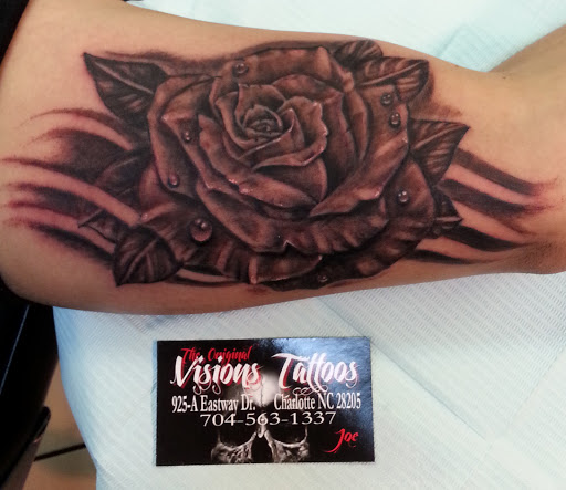 Tattoo Shop «Visions Tattoos», reviews and photos, 925 Eastway Dr, Charlotte, NC 28205, USA