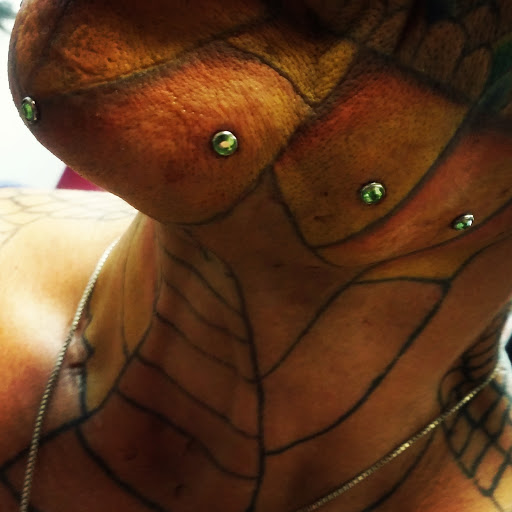 Find tattoo necklace ideas for your next unique tattoo in Albuquerque at Staceys Exotic Body Piercing and Tattoo