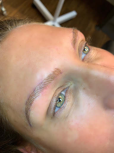 Explore sternum tattoo ideas for females, creative tattoo ideas in Peoria Heights, available at BeautiFULL Brows By Jen Microblading - Permanent Makeup Wild Honey Beauty Studio