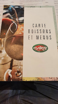 Del Arte à Essômes-sur-Marne menu