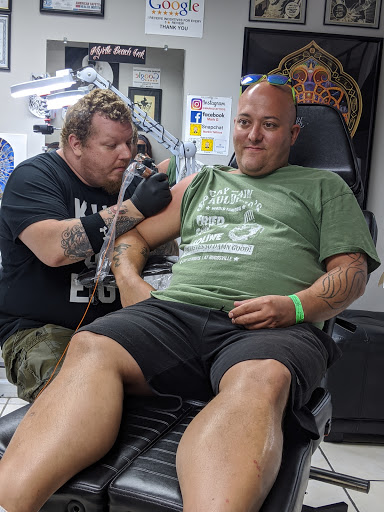 Explore tattoo ideas for men wolf, creative tattoo ideas in Myrtle Beach, available at Myrtle Beach Ink