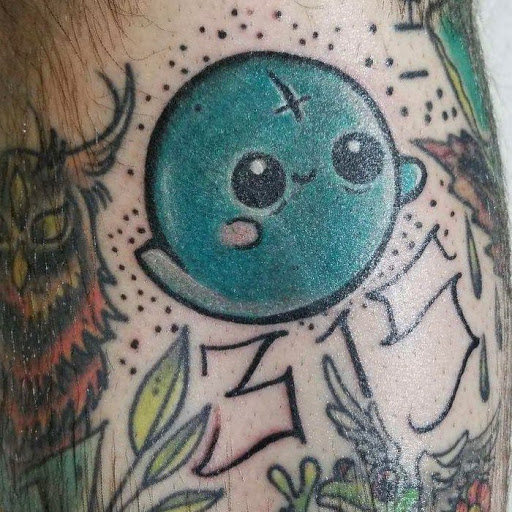 Explore redrum tattoo ideas, creative tattoo ideas in Fulton, available at The Kings Head Tattoo Company