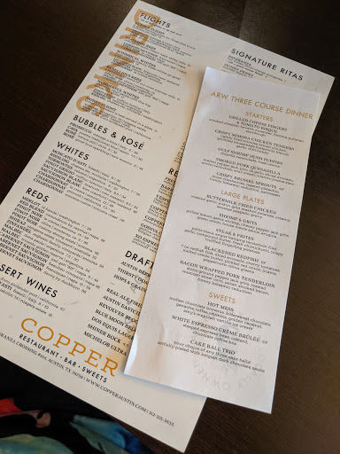 American Restaurant «Copper Restaurant & Dessert Lounge», reviews and photos, 3401 Esperanza Crossing #104, Austin, TX 78758, USA