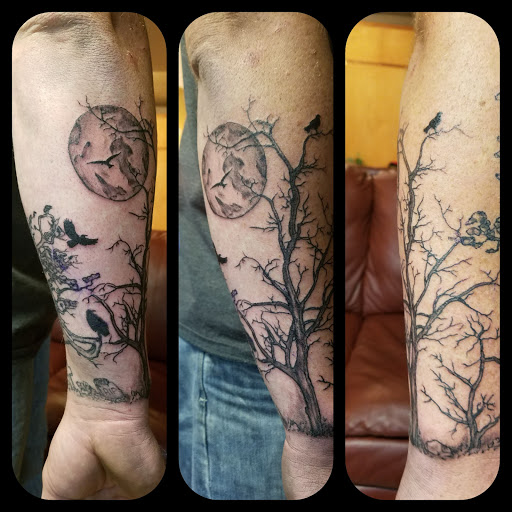 Explore strength tattoo ideas, creative tattoo ideas in Salem, available at Body Graphix Tattoo Studio