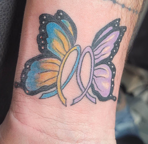 Explore stitch tattoo ideas, creative tattoo ideas in Ocoee, available at Slaughterized Ink Tattoo and Piercing Studio