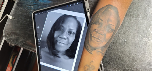 Explore 3 percenter tattoo ideas, creative tattoo ideas in Bronx, available at Tattoo Society Studio