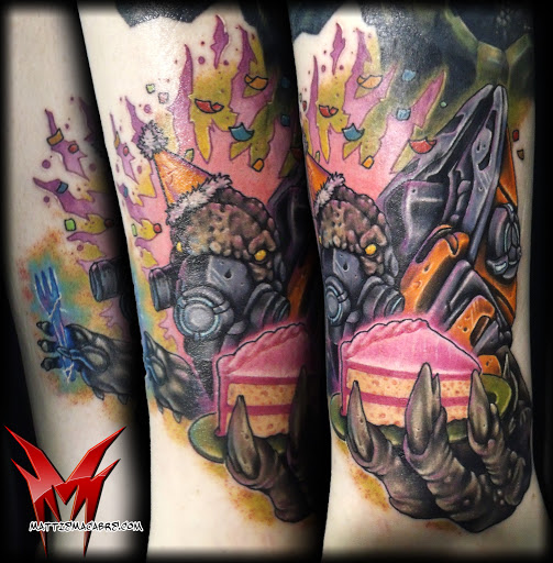 Explore spinal cord tattoo ideas, creative tattoo ideas in Syracuse, available at Oculus Tattoo Lounge