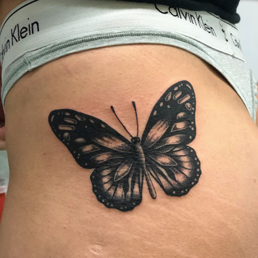 Explore fishing tattoo ideas for guys, creative tattoo ideas in Anaheim, available at Autumn Moon Tattoo