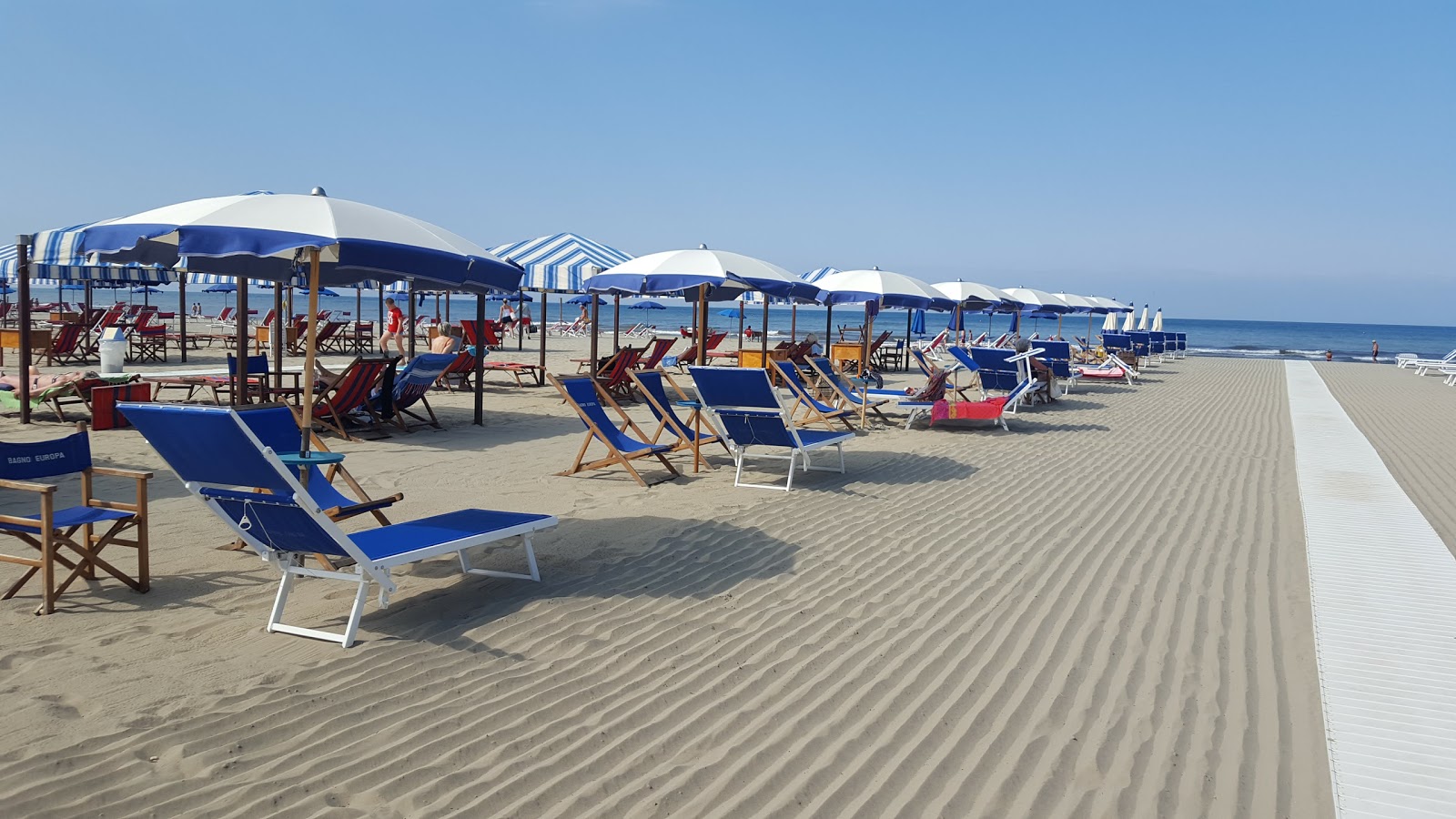 Foto di Spiaggia Marina di Pietrasanta - luogo popolare tra gli intenditori del relax