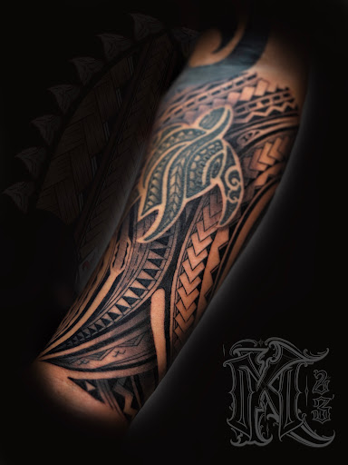 Explore simple guy tattoo ideas, creative tattoo ideas in Honolulu, available at Sacred Art Tattoo Waikiki