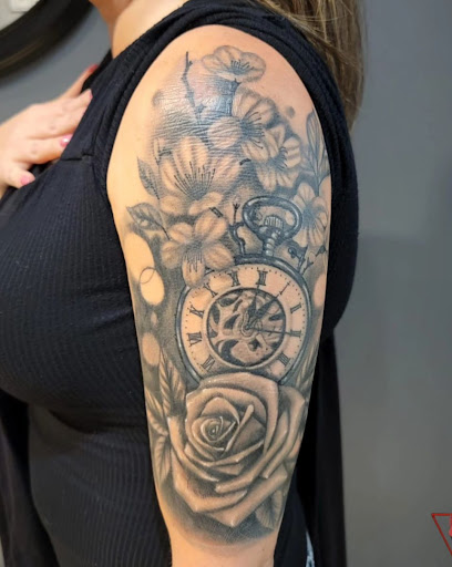 Explore feminine hand tattoo ideas, creative tattoo ideas in Fort Wayne, available at Grade A Tattoos and Body Piercing