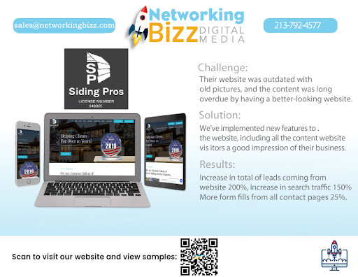 SEO Website Design Pasadena Networking Bizz image