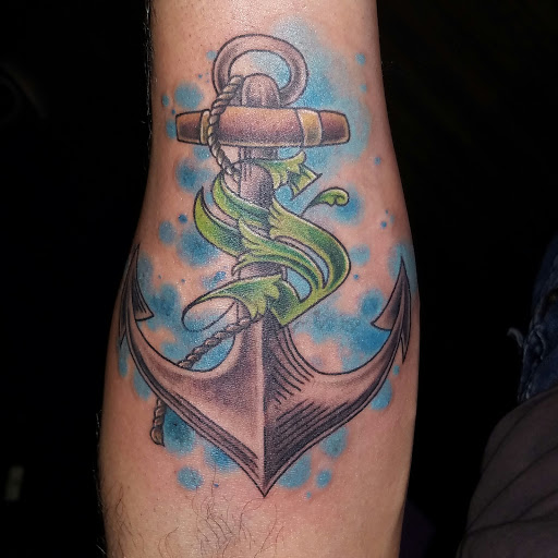 Explore spiral tattoo ideas, creative tattoo ideas in Fresh Meadows, available at Lucky Dog Tattoos Inc