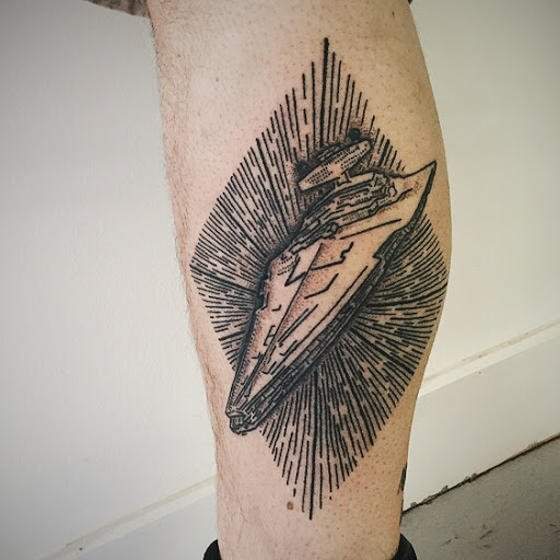 Explore small neck tattoo ideas, creative tattoo ideas in Lufkin, available at Black Spot Tattoo Company