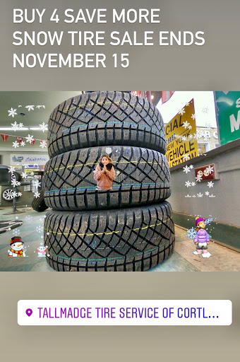 Tire Shop «Tallmadge Tire Service», reviews and photos, 50 Groton Ave, Cortland, NY 13045, USA