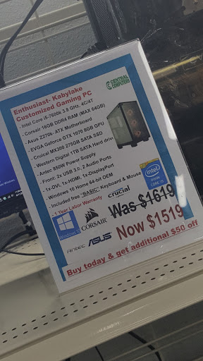 Computer Store «Central Computers», reviews and photos, 5990 Mowry Ave, Newark, CA 94560, USA