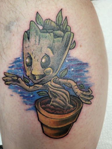Explore moon phase tattoo ideas, creative tattoo ideas in Waterloo, available at Friki Tiki Tattoo and Gallery