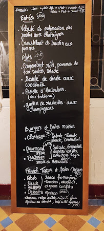 Restaurant Domaine de la Doux à Saint-Denis-de-Cabanne (la carte)