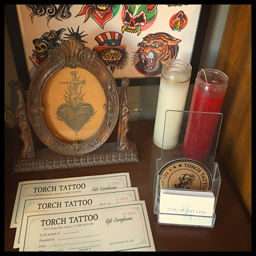 Tattoo Shop «Torch Tattoo», reviews and photos, 1755 S Claudina Way, Anaheim, CA 92805, USA