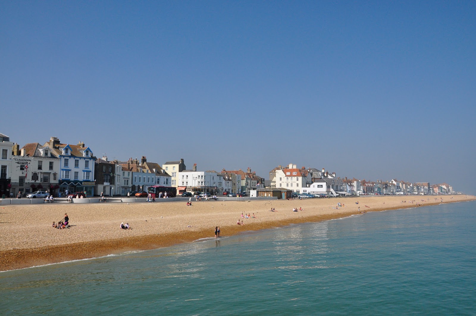 Photo of Deal Castle beach with light fine pebble surface