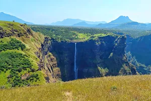 Reverse water fall and kalu water fall side view image