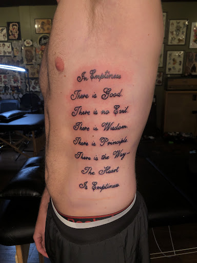 Explore lit tattoo ideas, creative tattoo ideas in Johnson City, available at Gold Cross Tattoo Co.