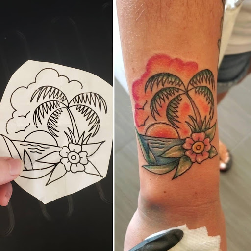 Explore comet tattoo ideas, creative tattoo ideas in Palm Harbor, available at Angry Owl Tattoo and Piercing