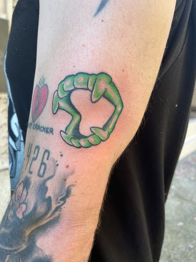 Explore angel of death tattoo ideas, creative tattoo ideas in Greensboro, available at Golden Spiral Studios