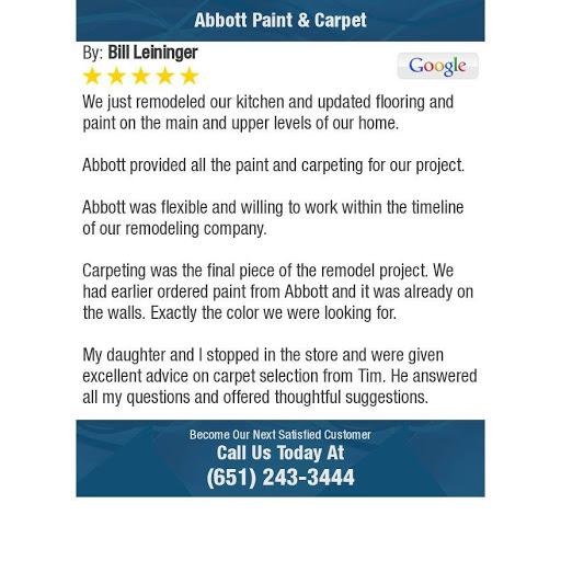 Paint Store «Abbott Paint & Carpet of St. Paul», reviews and photos, 1808 Grand Ave, St Paul, MN 55105, USA