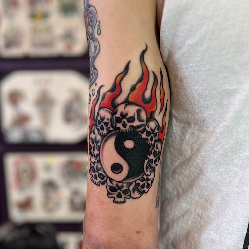 Explore bingo tattoo ideas, creative tattoo ideas in Georgetown, available at Iron Rite Tattoo South