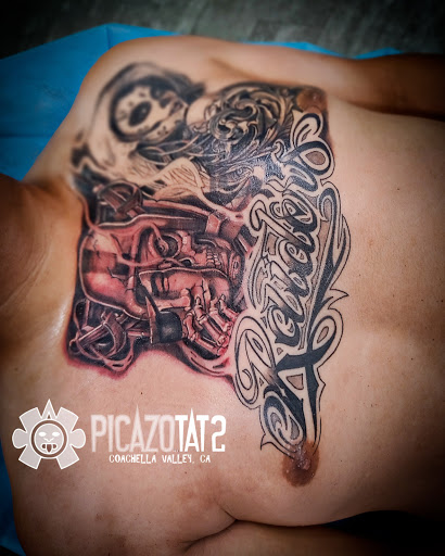 Explore inner arm tattoo ideas for guys, creative tattoo ideas in Palm Desert, available at Picazo Tattoo Studio