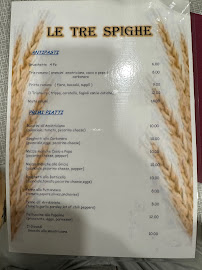 Ristorante Le tre Spighe à Bracciano menu