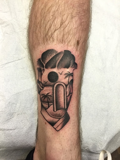 Explore joker card tattoo ideas, creative tattoo ideas in San Francisco, available at Two Cranes Tattoo
