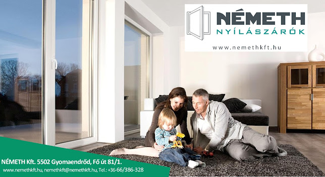 Opinii despre Németh Nyílászáró Kft. în Gyomaendrőd - Ablakszállító