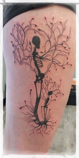 Explore coraline tattoo ideas, creative tattoo ideas in La Crosse, available at La Crosse Tattoo