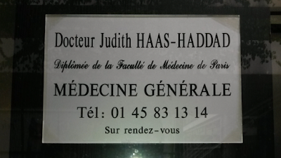 Dr Judith Haas-Haddad à Paris