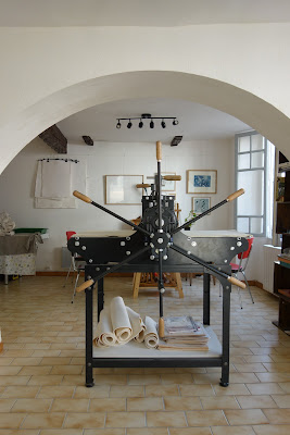 Atelier de Gravure - L'Estampe Bleue à Bagnères-de-Bigorre