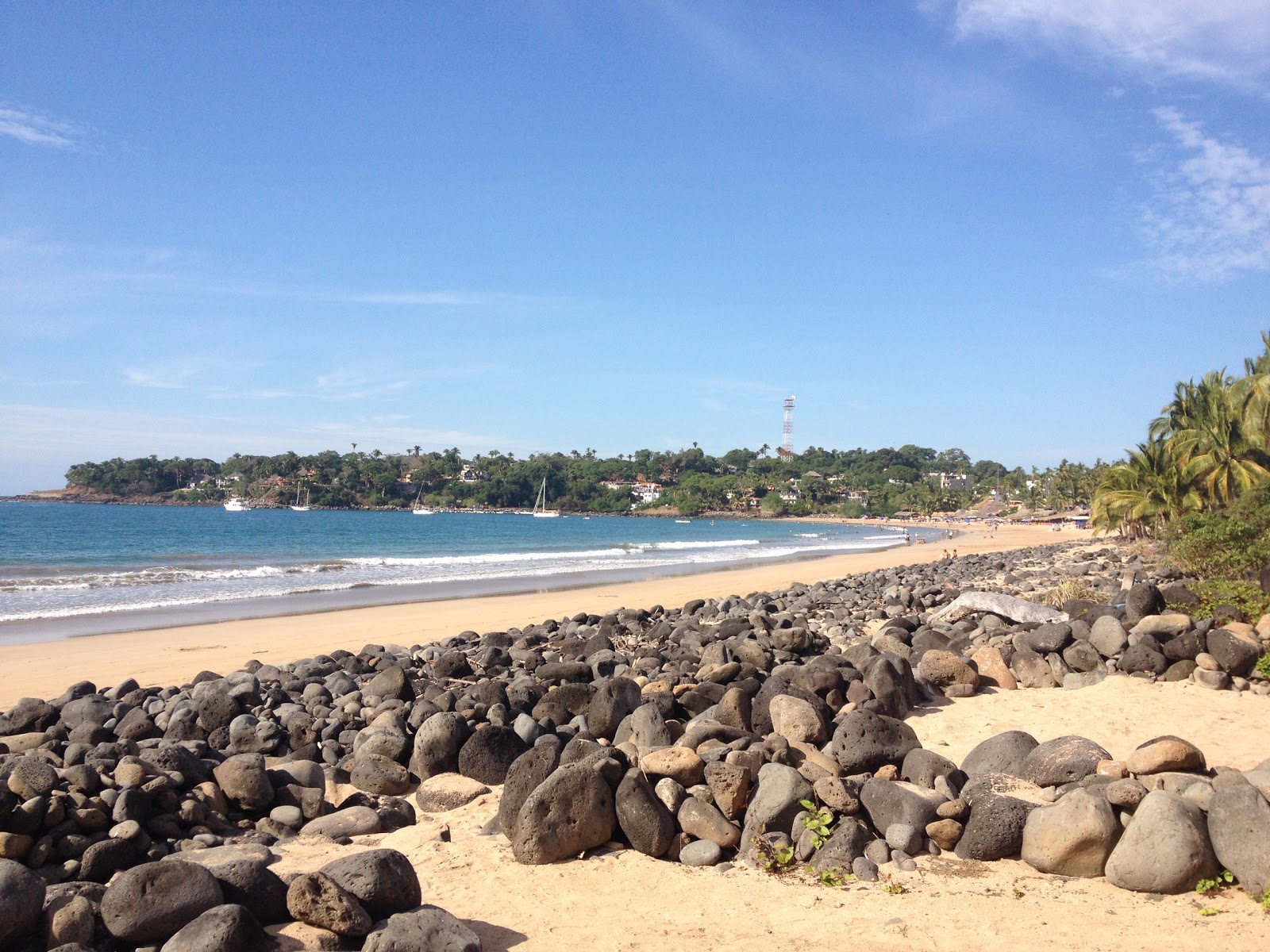 Foto av Playa Chacala med rymlig bukt