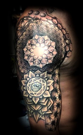 Explore husband and wife matching tattoo ideas, creative tattoo ideas in Richmond, available at Art Period llc Tattoos and Artwork by Leigh Odom