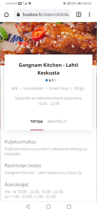 Gangnam Kitchen - Vapaudenkatu 11, 15110 Lahti, Finland
