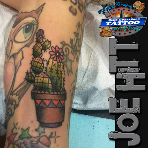 Explore tattoo ideas for biceps, creative tattoo ideas in Virginia Beach, available at World Famous Blue Horseshoe Tattoo and Piercing Independence
