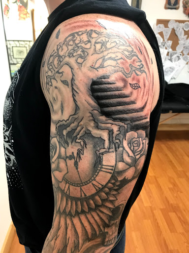 Explore back to the future tattoo ideas, creative tattoo ideas in Hooksett, available at Skin Deep Tribal Tattoo