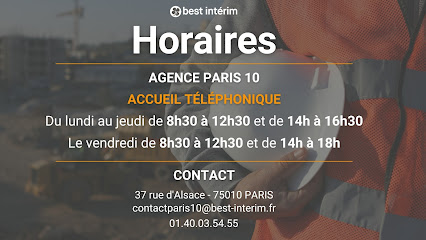 BEST Interim – Agence PARIS 10 Paris