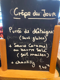 Crêperie Ty Breiz Crêperie à Paris (le menu)