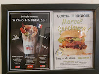 Restaurant de hamburgers King Marcel Dijon à Dijon (le menu)