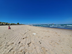 Zdjęcie Washington Beach z powierzchnią turkusowa czysta woda